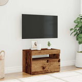 ZNTS TV Cabinet with LED Lights Old Wood 60x35x40 cm Engineered Wood 856309