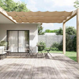 Vertical Awning Taupe 140x800 cm Oxford Fabric 148413
