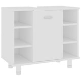 Bathroom Cabinet White 60x32x53.5 cm Engineered Wood 802633