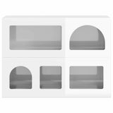 Sideboard High Gloss White 80.5 x 35 x 59 cm Engineered Wood 891328