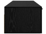 Wall Cabinet 2 pcs 120 x 36.5 x 35 cm Engineered Wood Black Oak 3445760