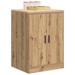 ZNTS Garage Storage Cabinet Artisan Oak 60x51x85 cm Solid Wood Pine 860579