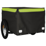 Bike Trailer Black and Green 45 kg Iron 94095
