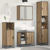 Bathroom Furniture Set 3 pcs Artisan Oak Engineered Wood 3402361