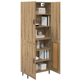 Highboard 2 pcs Artisan Oak 69.5 x 34 x 180 cm Engineered Wood 3415917