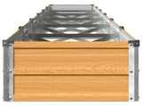Raised Garden Bed Natural 480 x 40 x 24 cm cold-rolled steel 8006362