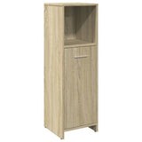 4 Piece Bathroom Furniture Set Sonoma Oak Engineered Wood 3324968