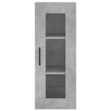 Highboard Concrete Grey 34.5x34x180 cm Engineered Wood 3199197