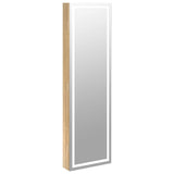 Mirror Jewellery Cabinet with LED Lights Wall Mounted 353255