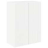 TV Wall Cabinet Set Wall-mounted 6 pcs High Gloss White 3408956