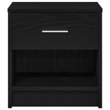 Bedside Cabinets 2 pcs with Drawer Black 39x28x41 cm 858752