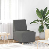 Modular Sofa Unit Armless 3 pcs Dark Grey 55 x 74 x 82 cm 3399793