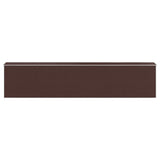 Garden Shed Dark Brown 192x938x223 cm Galvanised Steel 3147469