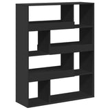 Room Divider Black 100x33x125.5 cm Engineered Wood 3309484