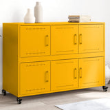 Sideboard Mustard Yellow 100.5x39x72 cm Steel 846743