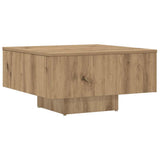 Coffee Table Artisan Oak 60x60x31.5 cm Engineered Wood 856551