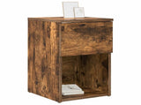 Bed Cabinet 2 pcs Smoked Oak 29 x 31.5 x 49 cm Engineered Wood 8001106