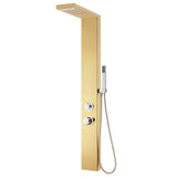 147717 Shower Panel System Stainless Steel 201 Gold