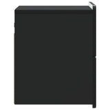 Wall-Mounted Bedside Cabinet 2 pcs Black 33 x 34.5 x 43 cm 898298