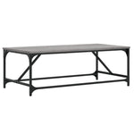 ZNTS Coffee Table Grey Sonoma 100x50x35 cm Engineered Wood 835332