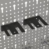 Wall-mounted Peg Boards 4 pcs 40x58 cm Steel 145352