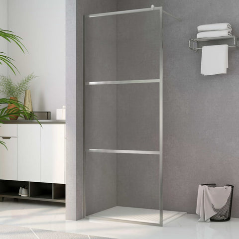 Walk-in Shower Wall with Clear ESG Glass 90x195 cm 146636