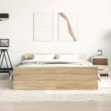 Bed Frame without Mattress Sonoma Oak 120x200 cm 3203742