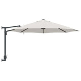 Garden Parasol Sand 248 x 248 x 148 cm Polyester and Steel 42003243