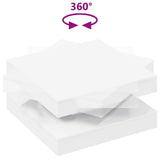 Coffee Table 360-Degree Rotatable White 70x70x34.5 cm 858479