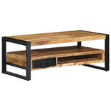Coffee Table 90x50x36 cm Solid Rough Wood Mango 4013557