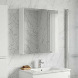 Bathroom Mirror Cabinet White 63.5 x 15.5 x 70 cm 889239