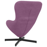 Egg Chair Purple 63 x 73 x 90 cm Velvet 42002767