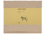 Table Cloth 5 pcs Oval Beige 130 x 180 cm 42040390