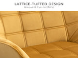 Modern Armchair, Accent Chair with Wide Arms, Slanted Back and Rubber Wood Legs for Living Room, T3398P328135