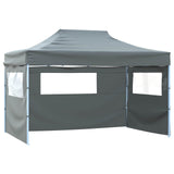 Party Tent Folding Anthracite 280 x410 x 315 cm Oxford Fabric 42023587