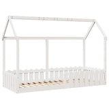 Kids' House Bed Frame without Mattress White 80x200 cm 850690