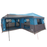 Family Tent with Rainfly Water-Resistant 14-Person Blue 42042223