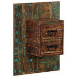 ZNTS Bedside Cabinet Multicolour 60x32x80 cm Solid Wood Reclaimed 4017531