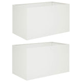 Garden Planter 2 pcs White 100 x 50 x 50 cm Cold-rolled Steel 8005277
