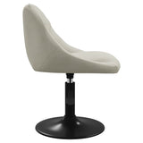 Swivel Dining Chairs 2 pcs Cream Velvet 335326