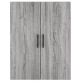 Highboard Grey Sonoma 69.5x34x180 cm Engineered Wood 3195817