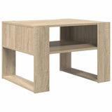Coffee Table Sonoma Oak 66 x 53 x 45 cm Engineered Wood 8000102