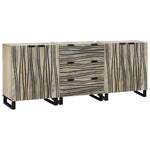 Bathroom Furniture Set with Drawer 3 pcs White 180 x 33 x 75 cm 3310047