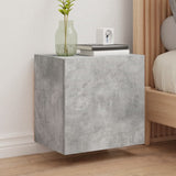 TV Wall Cabinets 2 pcs Concrete Grey 40.5x30x40 cm Engineered Wood 836903
