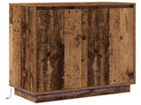 LED Sideboard for Old Wood 71 x 34.5 x 75 cm Engineered Wood 869648