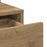 Dressing Table Artisan Oak 80 x 35 x 132 cm Engineered Wood 868881