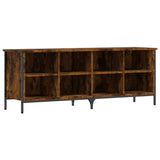 Shoe Cabinet Smoked Oak 131x35x50 cm Engineered Wood 831850