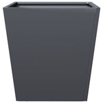 ZNTS Garden Planter Anthracite 40x40x40 cm Steel 851056