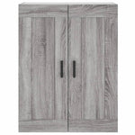 Highboard Grey Sonoma 69.5x34x180 cm Engineered Wood 3199631