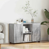 Sideboard with Shelf FLORIN Grey Sonoma 88.5 x 30.5 x 55.5 cm 880297